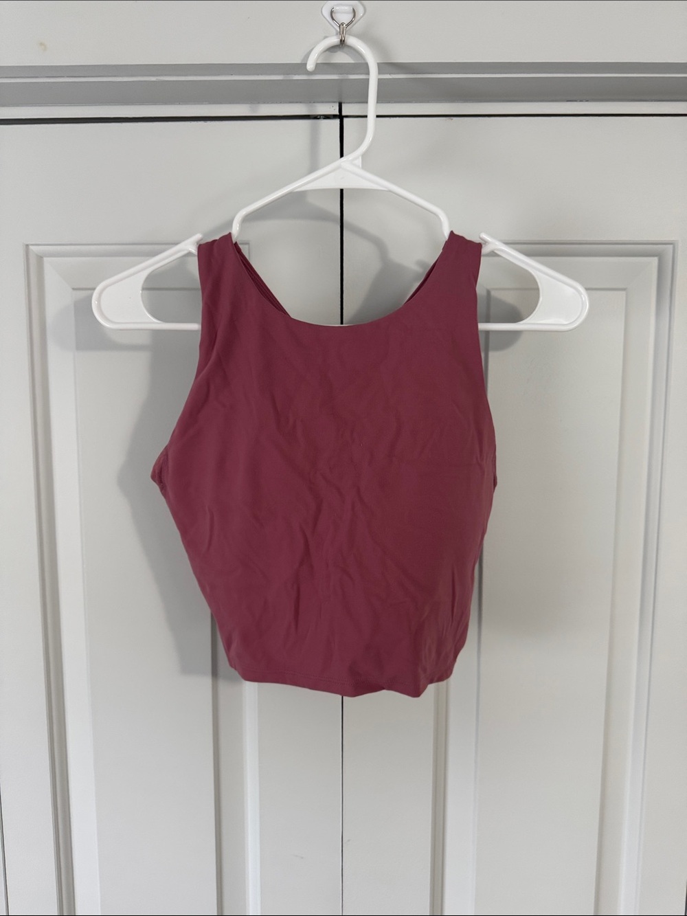 Avia Rose-Mauve Sleeveless Crop Tank Top